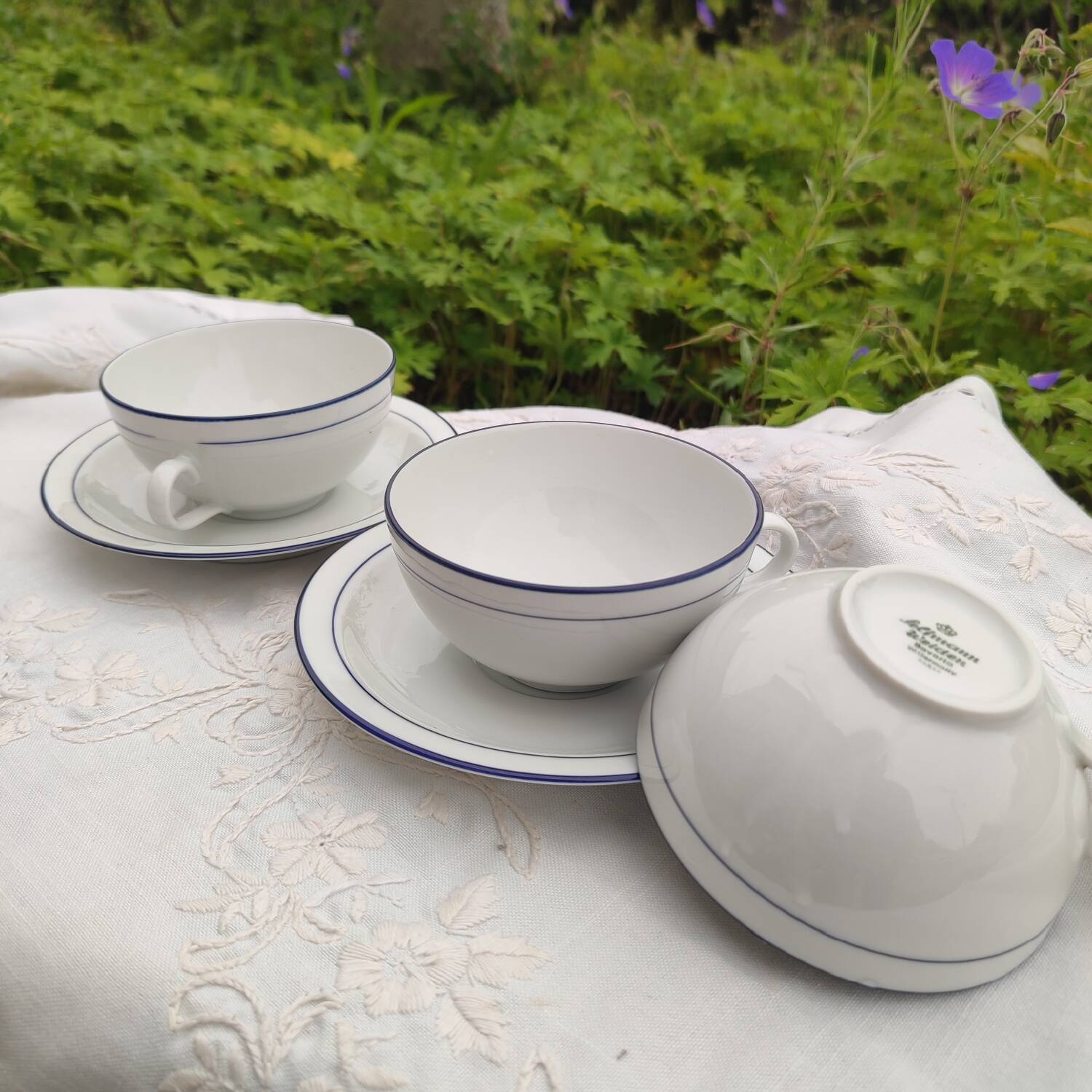 Seltmann Weiden Bavaria porcelain cup and saucer duo