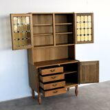 vintage display cabinet | cupboard | brutalist | 60s | Danish