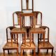 6 chaises Art Déco