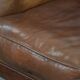 Sheepskin leather club chair with beautiful colours and comfortable seat