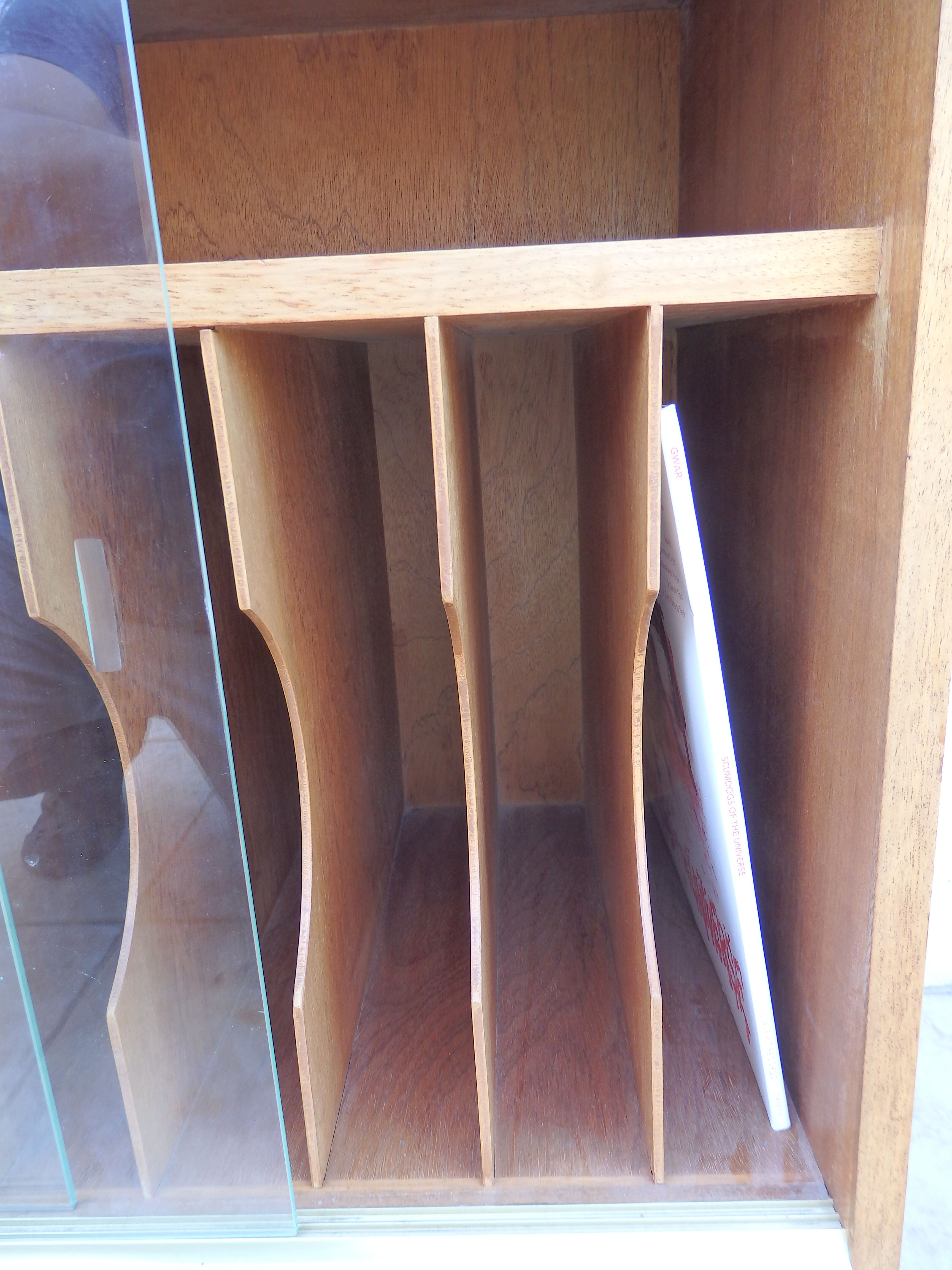 Scandinavian vintage furniture range vinyl record partition