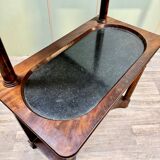 Dressing Table In Flamed Mahogany From The Empire Period 19th Century
