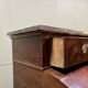 Cylinder desk in flamed mahogany empire style 19th century