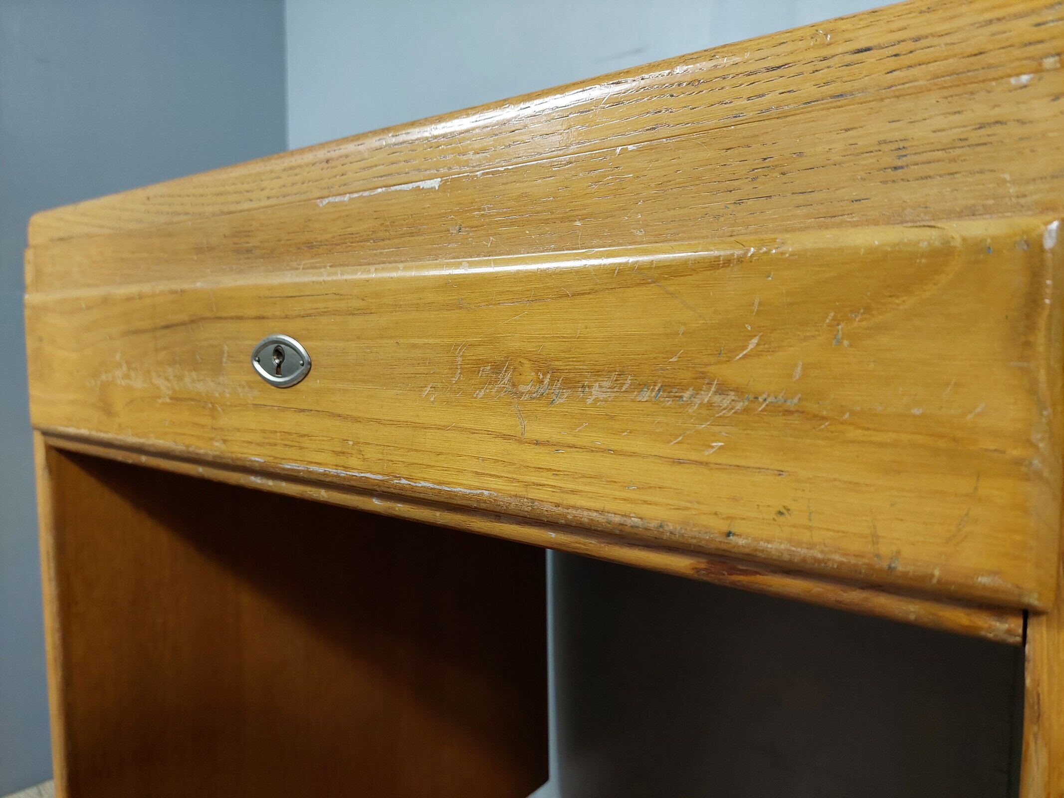 Vintage coffered desk