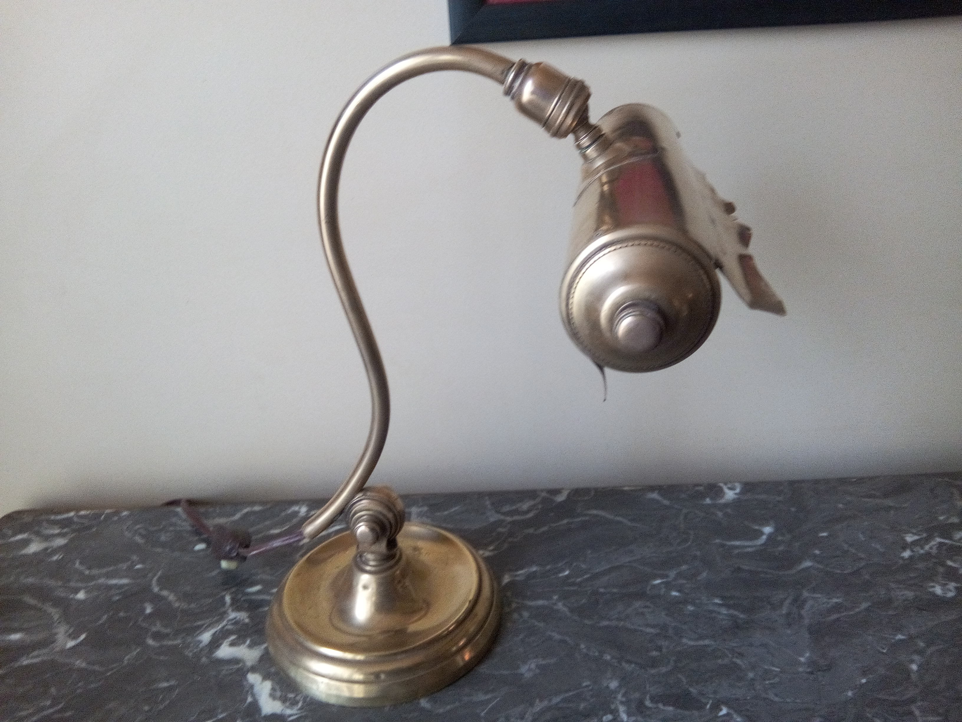 19th century desk lamp