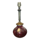 Vintage design ruby blown glass lamp from the 1930s.