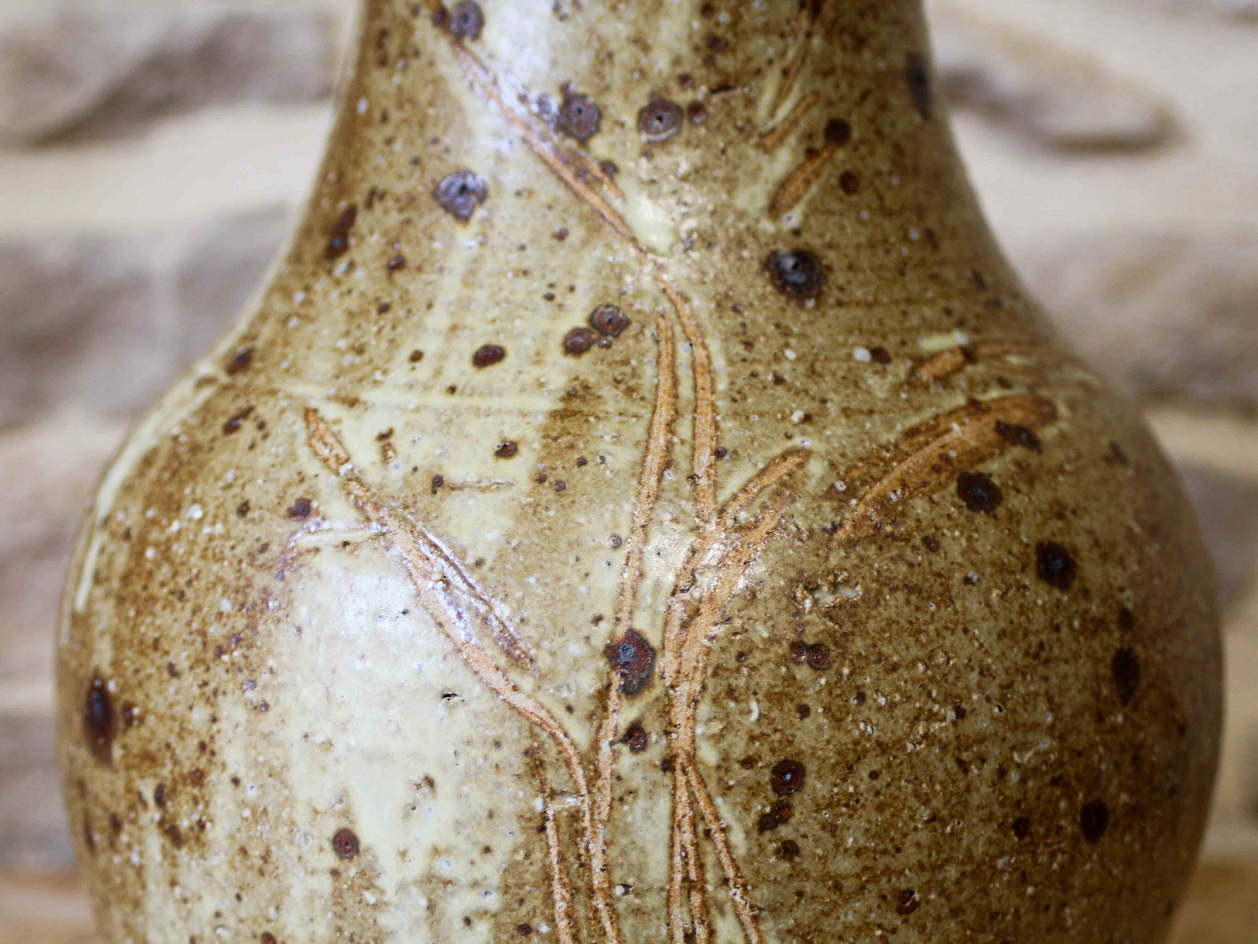 Stoneware pitcher by Alain Blanchard