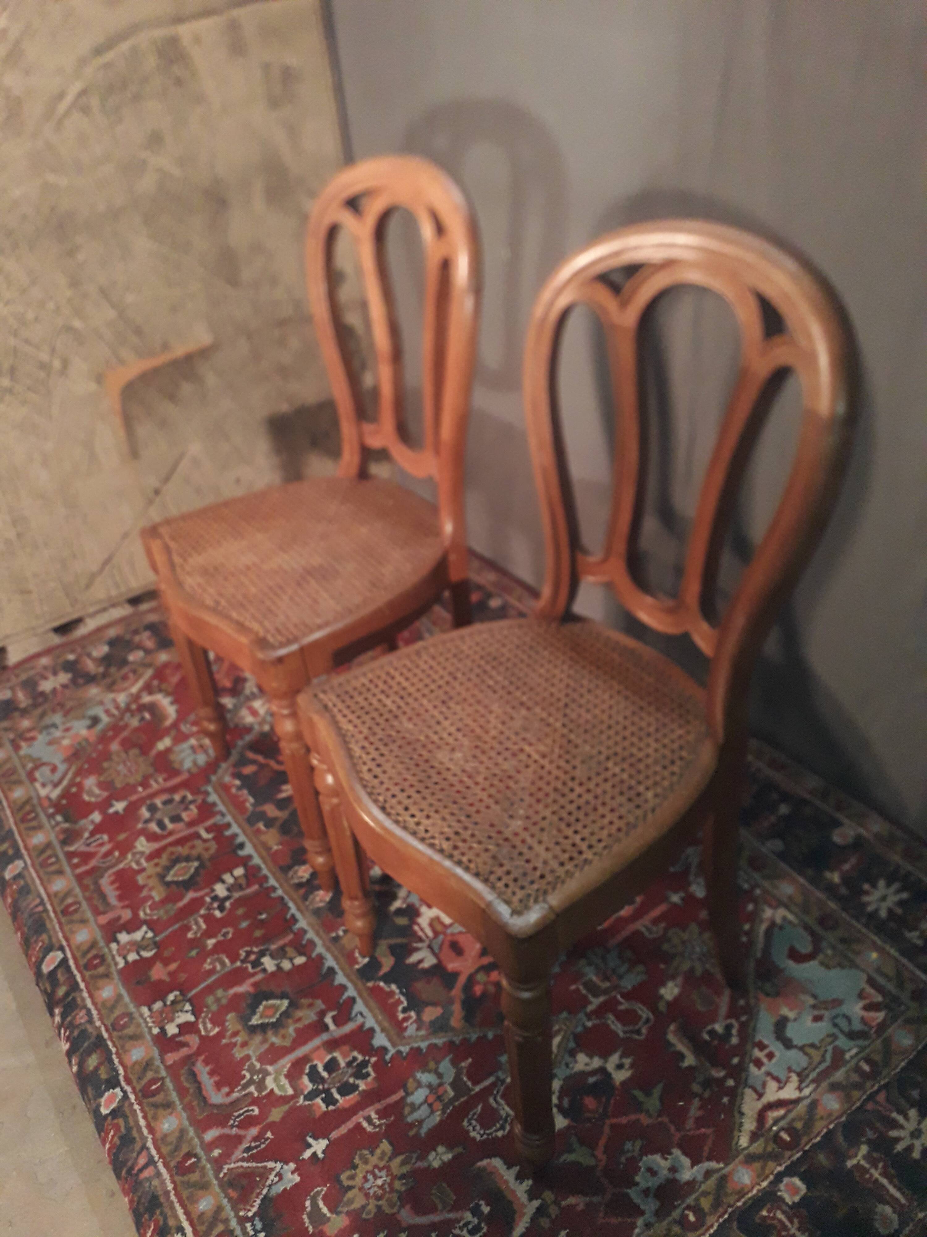Paire de chaises Louis Philippe