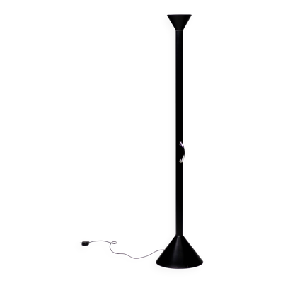 Lampadaire Callimaco noir d'Ettore Sottsass, première édition limitée, 1982