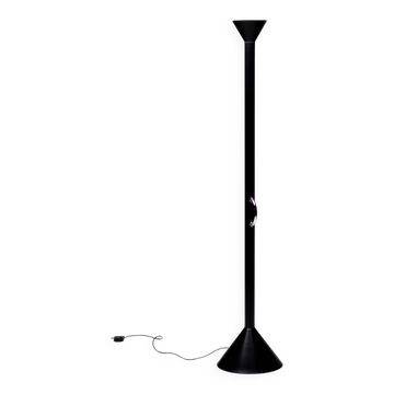 Lampadaire Callimaco noir d'Ettore Sottsass, première édition limitée, 1982