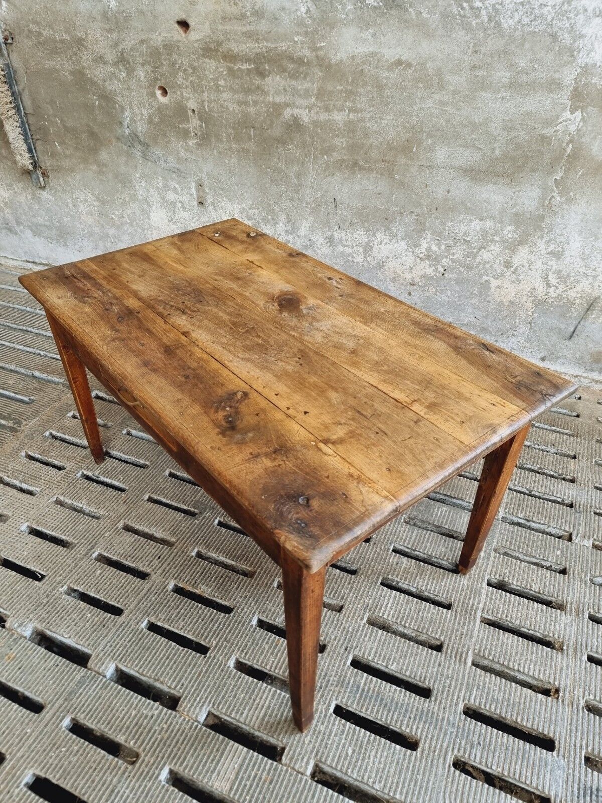 Antique farmhouse table French dining table