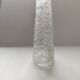 3 globes tulips elongated glass molded glass old 1950/1960