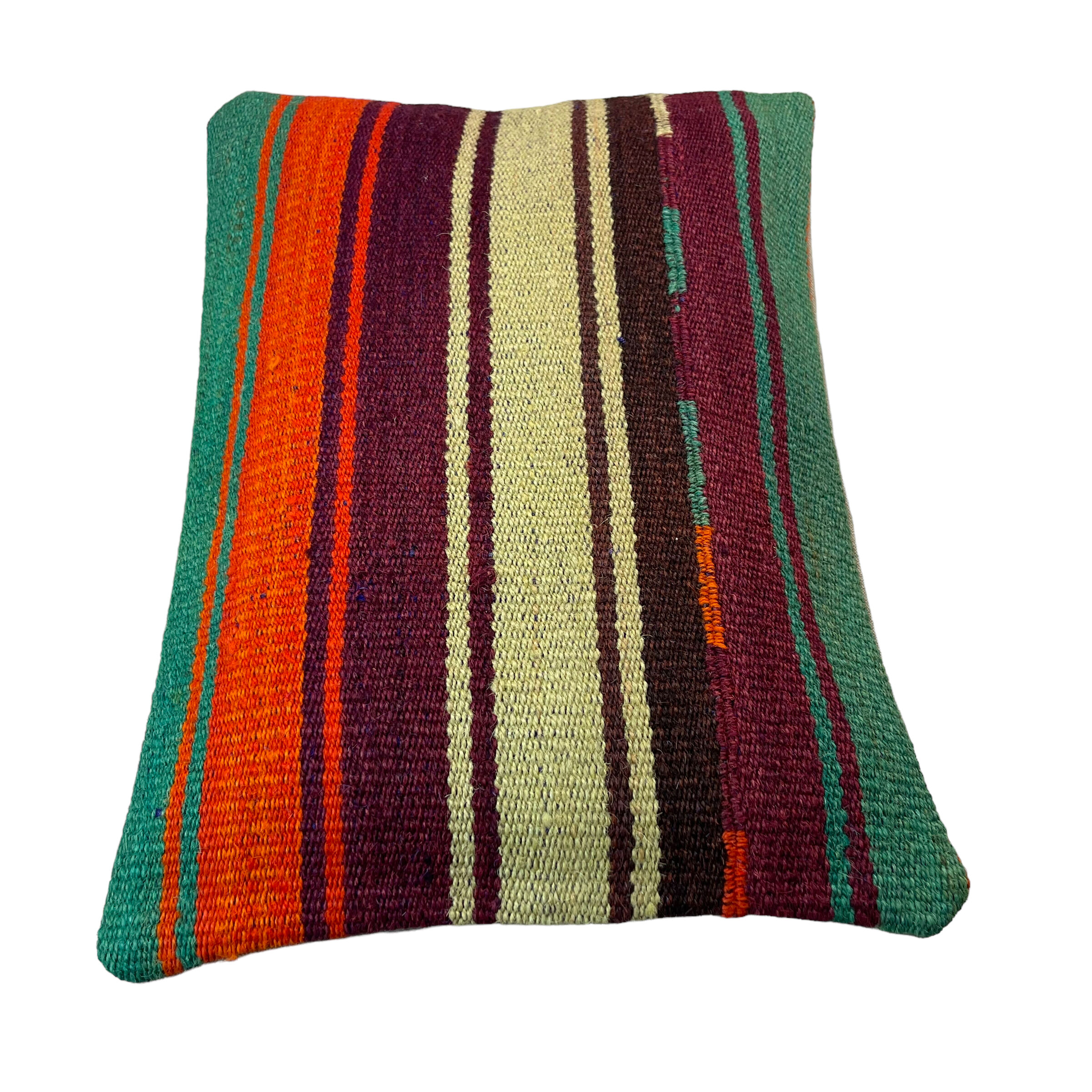 Vintage turkish kilim cushion cover, 30 x 50 cm