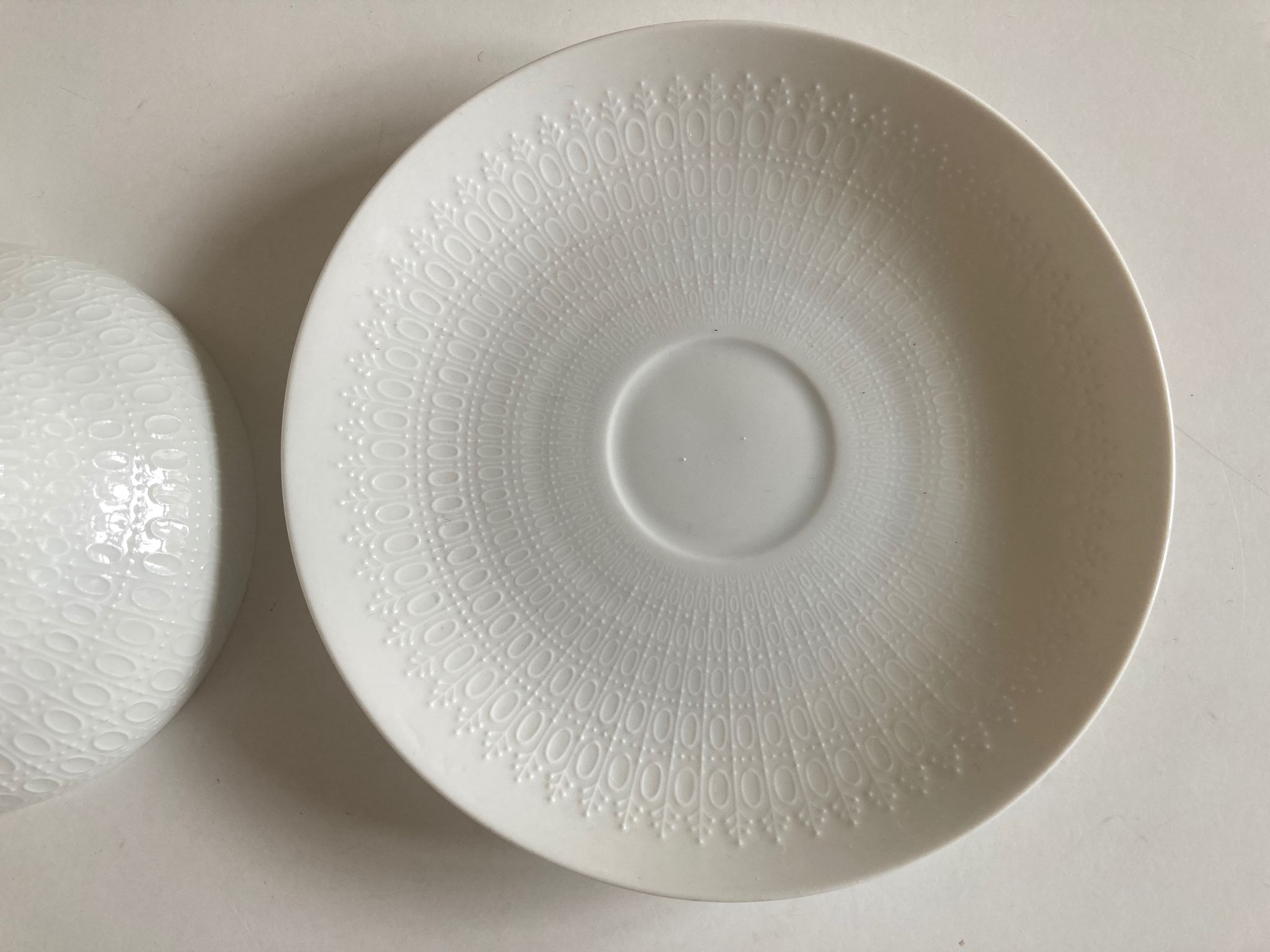 Set of 8 lunches Romance Bjorn Wiinblad for Rosenthal Denmark 1959