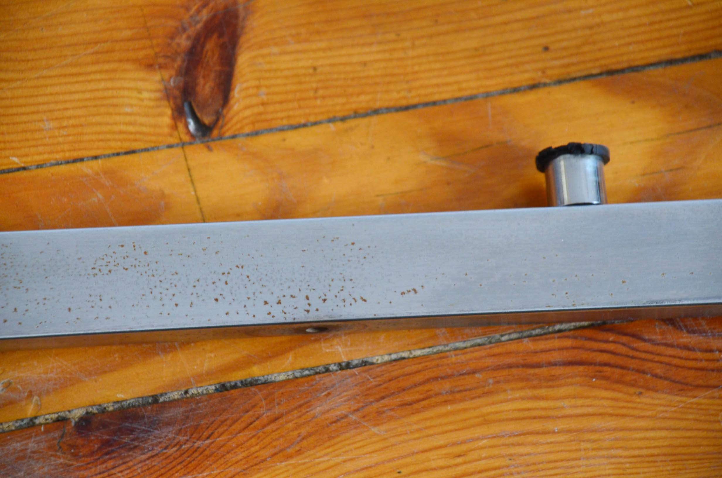 Marble and metal coffee table 70s