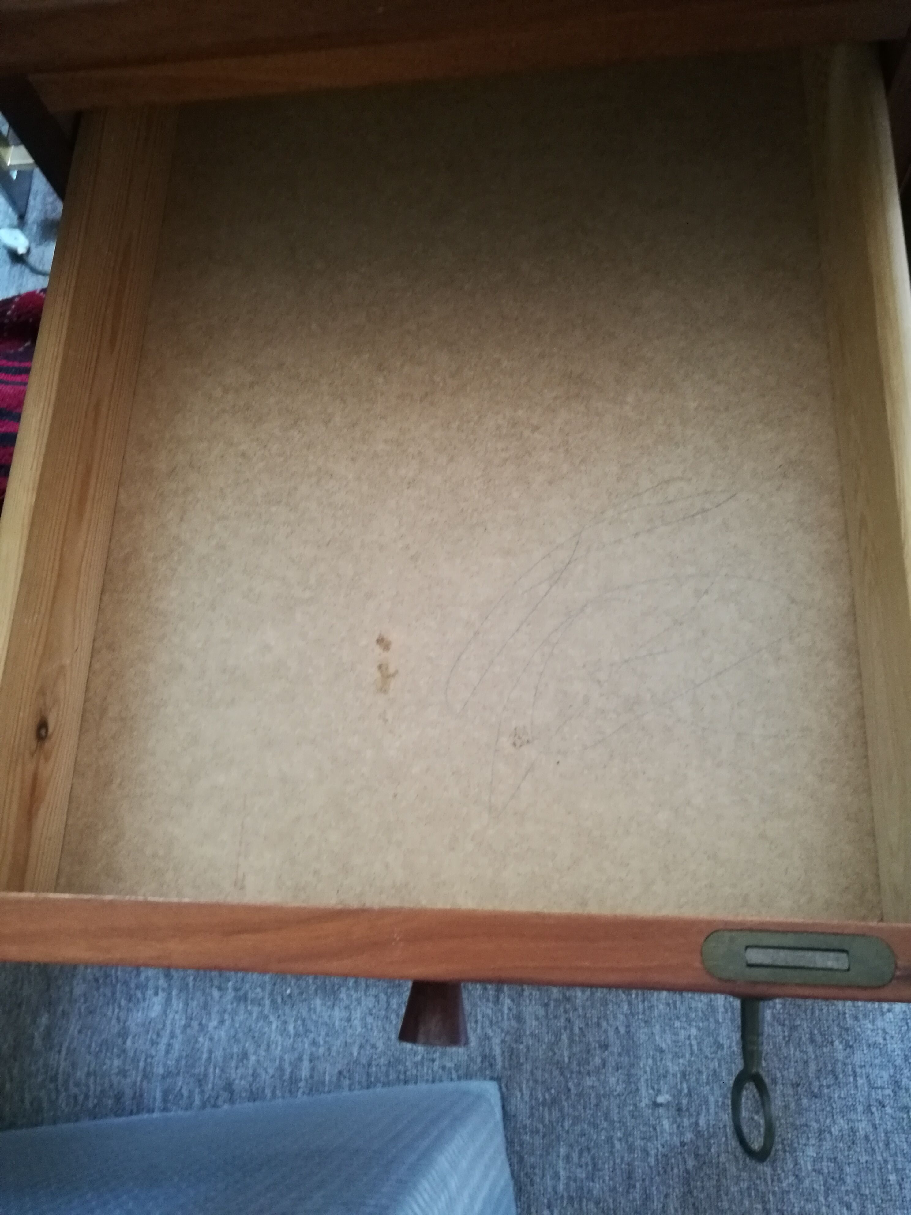 Vintage Scandinavian teak desk 60