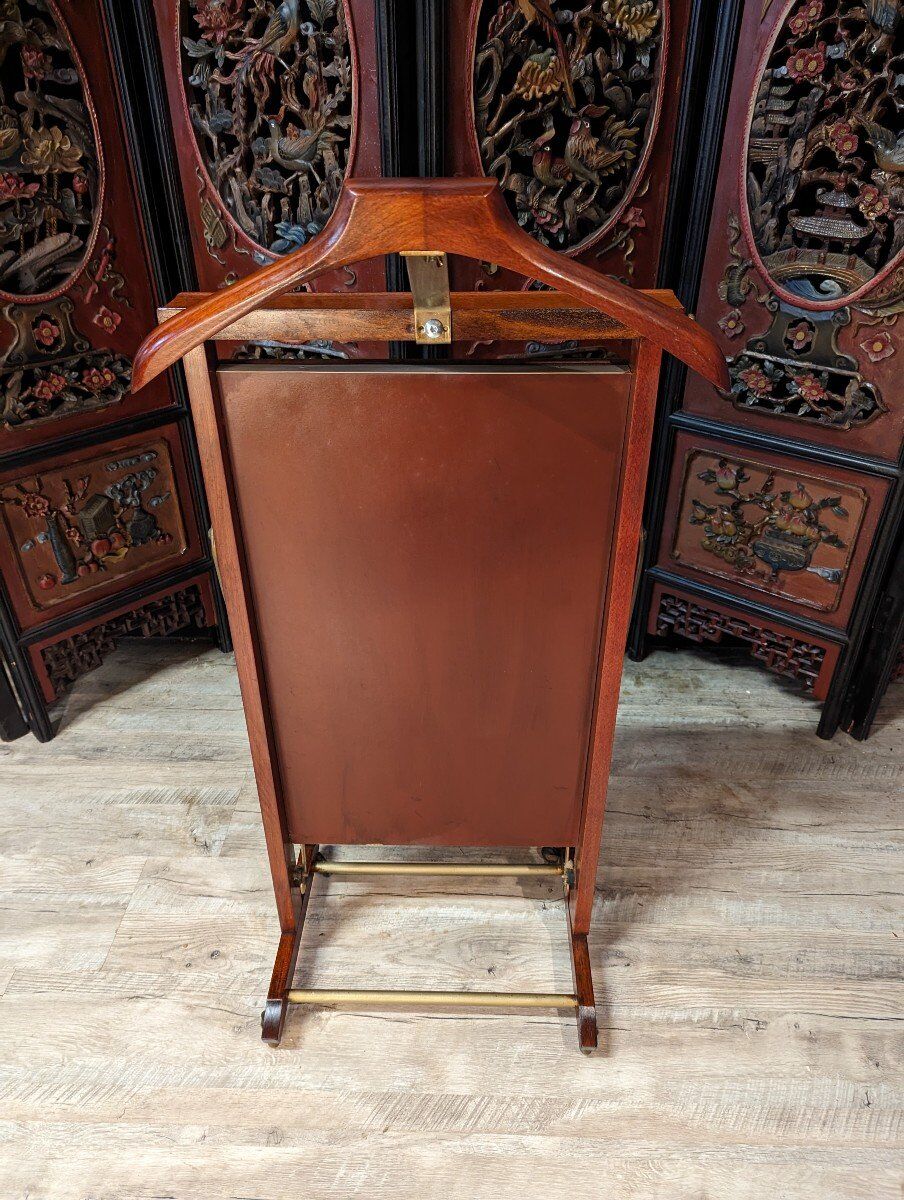 Italian valet in light mahogany