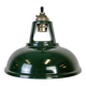 Vintage Industrial Green Painted Ceiling Lamp, 2000s