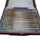 12 silver-plated oyster forks