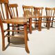 Série de six chaises bistrot