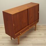 Teak highboard, Danish design, 1960s, production: Denmark
