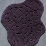 Tapis tufté à la main « Ciapek Art » en rose
