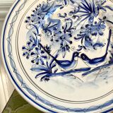 Decorative plate ceramic birds
