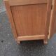 Art Deco buffet in raw oak wood.