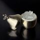 Chromed pear shape ice bucket, Italy, 1970s