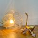 Vintage glass tulip walker
