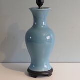 Lampe de table vintage en céramique avec abat-jour sur mesure.