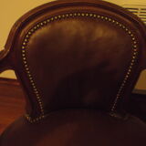 Leather armchair