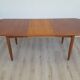 Extendable teak table