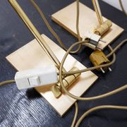 Pair of vintage articulated brass desk lamps - Stéphane Davidts, Belgium