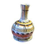 Ceramic vase with signature