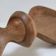 Vintage sculptural wooden pocket tray