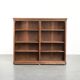 Elegant antique Dutch oak bookcase from the early 20th century