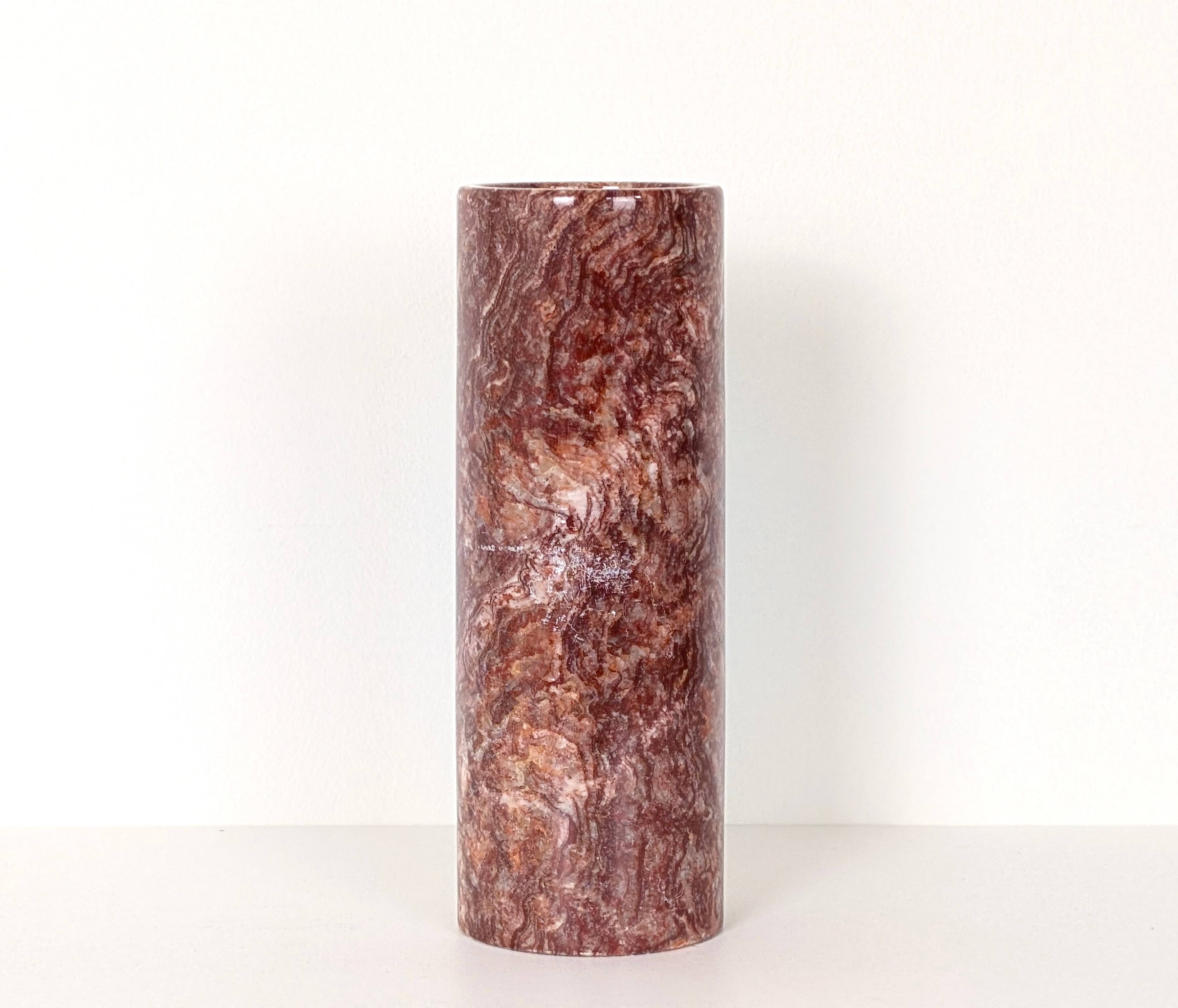 Marble roller vase