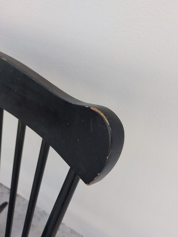 Rocking chair fauteuil à bascule 1950 vintage