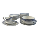 Grand table service Sarreguemines Béatrice collection 33 pieces