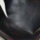 Pierre Paulin F444 chaise longue in black leather - All original, Vintage
