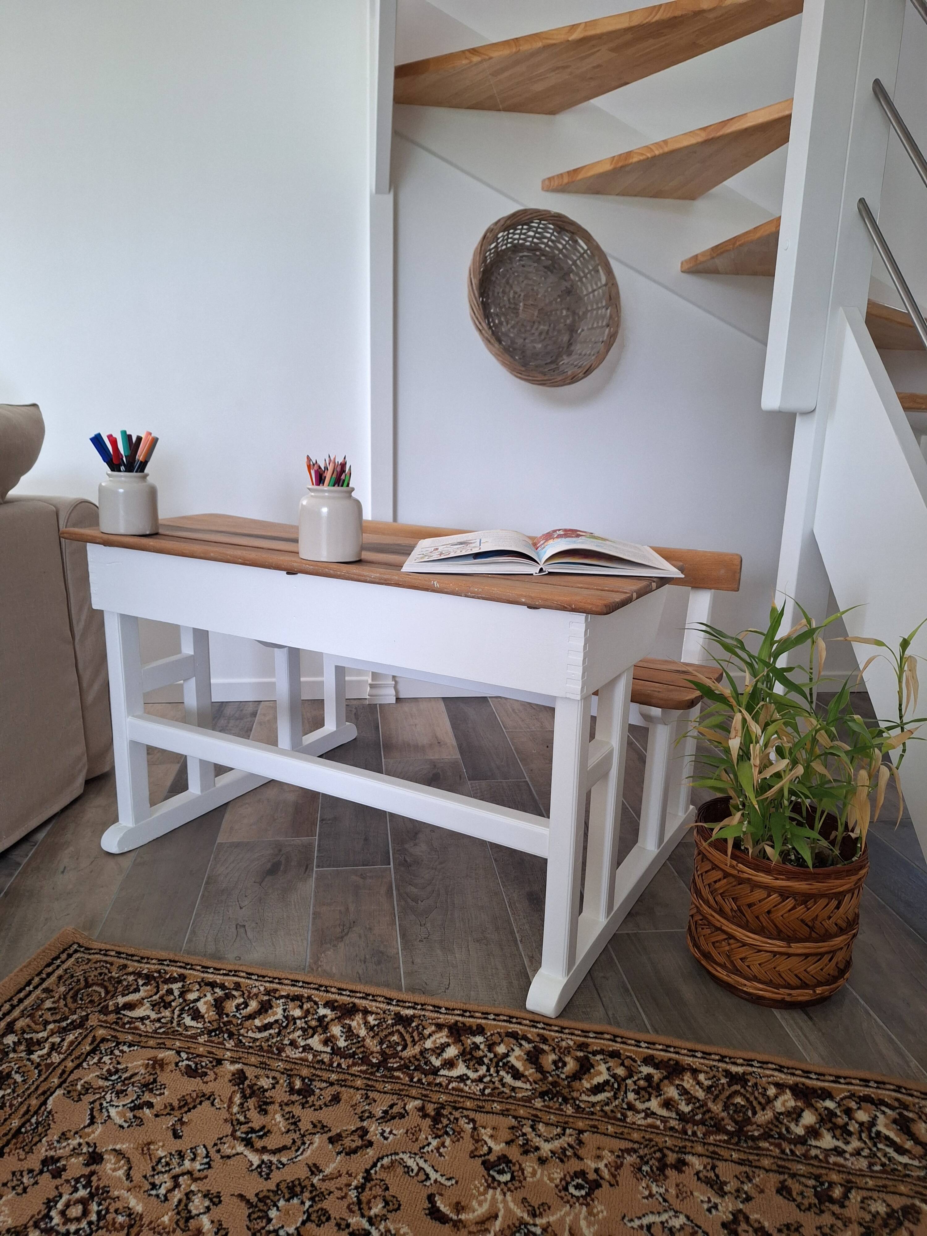 Vintage school desk