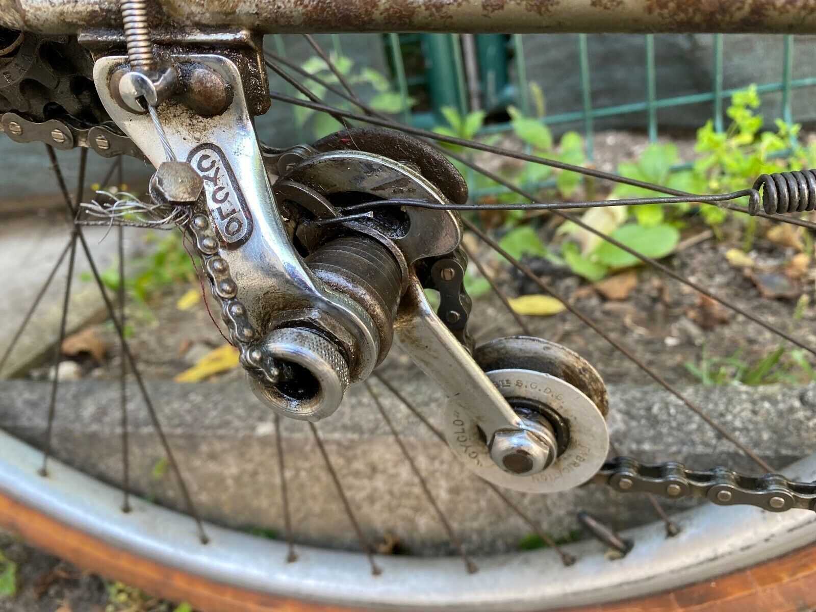 Old blondin sport bike 1950