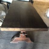 Belle table monastère en chêne