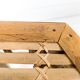Table d'appoint vintage Tabouret de fleur Banc de fleur Mid Century Bambou Table de nuit Tabouret de