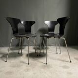 Set of 4 Mosquito chairs by Arne Jacobsen 1960 for Fritz Hansen.