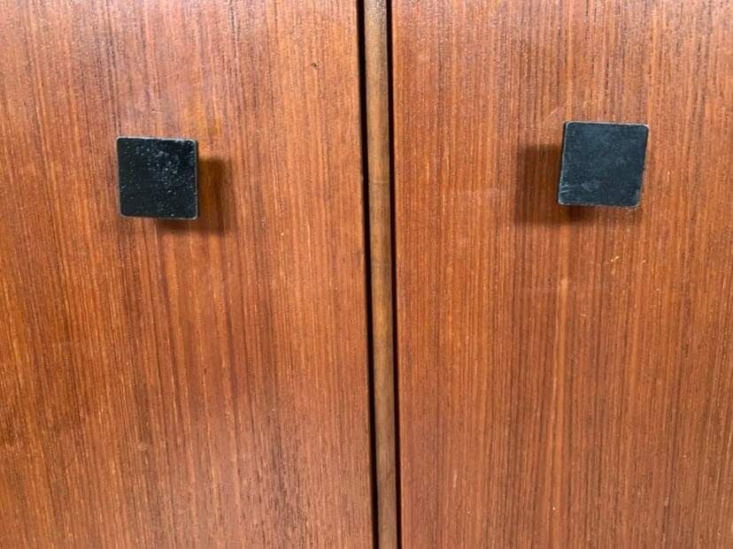 Vintage Scandinavian Teak Wardrobe with 2 doors
