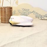 Vintage hand-painted earthenware wall cicada – Provençal retro decor