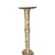 Chinese carved pedestal in faux ivory