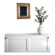 Mirror with antique beaded frame 36x30.5 cm gilded stucco wood C680 S